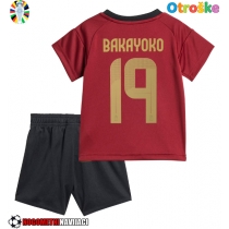 Otroške Nogometnih dresov Belgija Johan Bakayoko #19 Domači EP 2024 Kratki rokavi (+ hlače)